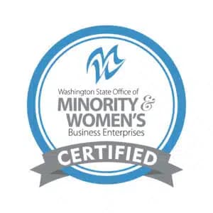Washington State Office of Minority and Women's Business Enterprises certified